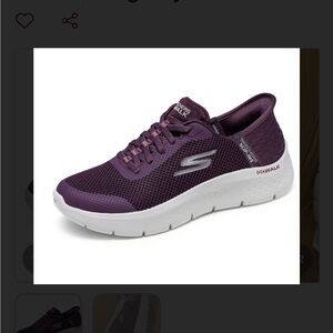 Skechers Women's Purple Athletic Sneakers
